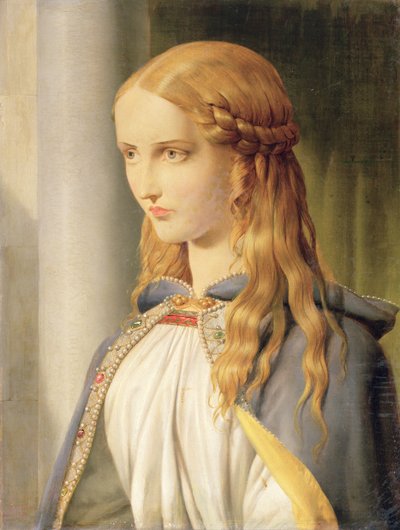 Cordelia enterbt (Detail) von John Rogers Herbert