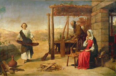 Unser Erlöser unterwirft sich seinen Eltern in Nazareth, 1860 von John Rogers Herbert