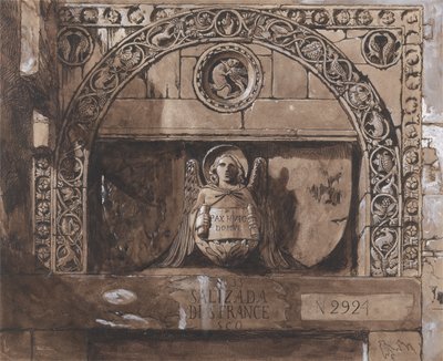 Türsturz des Palazzo Contarini della Porta di Ferro von John Ruskin