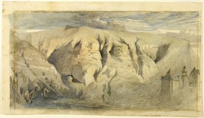 Mont Salève, ca. 1840 von John Ruskin
