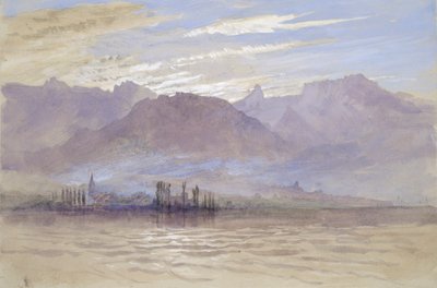 Morgen im Frühling, mit Nordostwind, in Vevey von John Ruskin