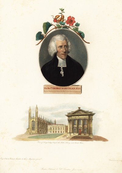 Thomas Martyn, Professor der Botanik, Universität Cambridge (Stich) von John Russel