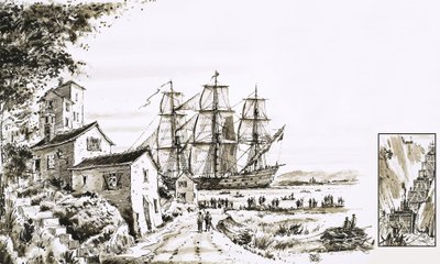 Die Bewohner von Languedoc hatten noch nie große Schiffe gesehen von John S. Smith