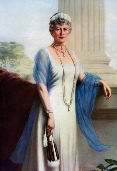 Mary von Teck, Königin-Gemahlin von George V. des Vereinigten Königreichs von John Saint Helier Lander