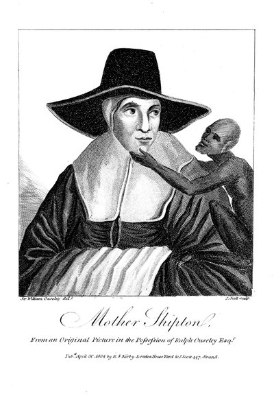 Mutter Shipton 1488-ca. 1560, englische Hexe und Prophetin, 1804 von John Scott