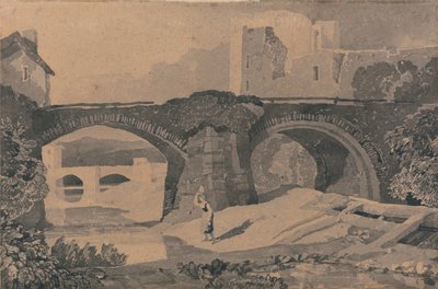 Brecon Brücke, Yorkshire von John Sell Cotman