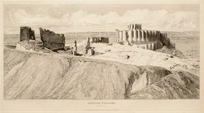 Château Gaillard (Nordostansicht) von John Sell Cotman