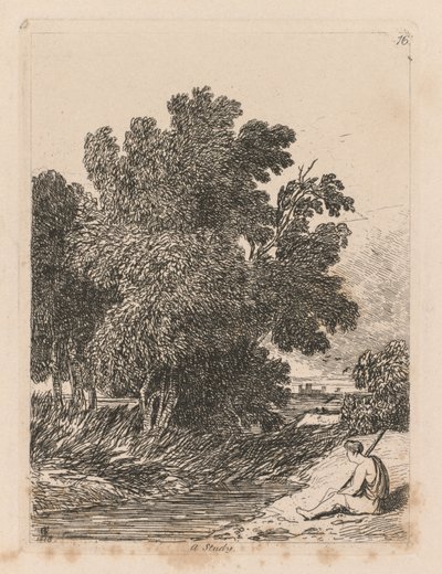 Liber Studiorum: Platte 16, Eine Studie, 1838 von John Sell Cotman