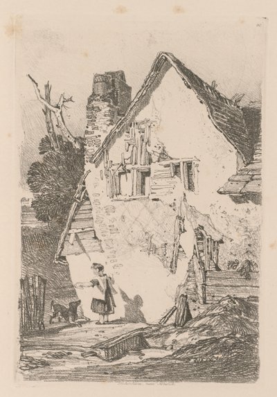 Liber Studiorum: Platte 40, Lakenham, bei Norwich, 1838 von John Sell Cotman