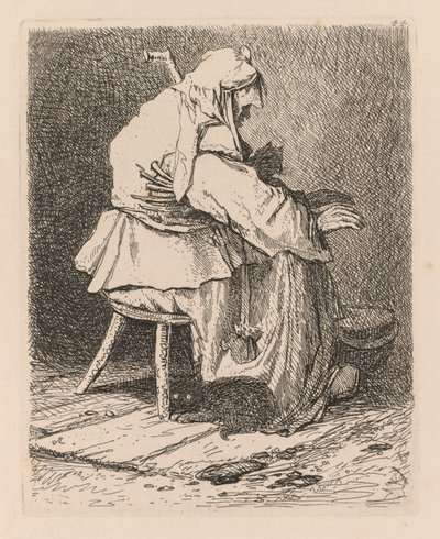 Liber Studiorum: Tafel 44, Skizze nach Rembrandt von John Sell Cotman