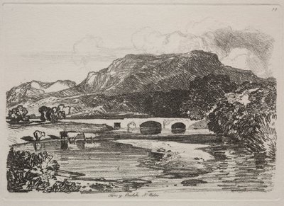 Liber Studiorum: Tan y Beolch, Nordwales von John Sell Cotman