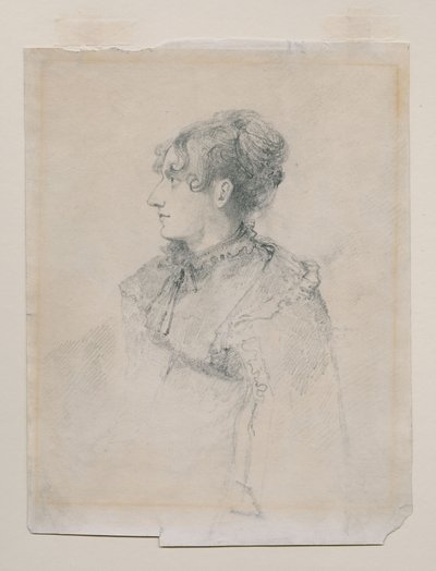 Porträt von Mrs. Parr(?), Schwester von Mrs. John Sell Cotman, genannt 