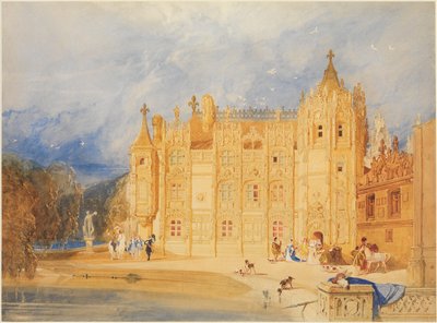 Das Abteigebäude, Abtei von St. Ouen, Rouen von John Sell Cotman