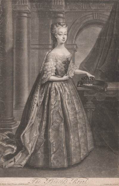 Die Prinzessin Royal (Prinzessin Ann, älteste Tochter von George II) von John Simon