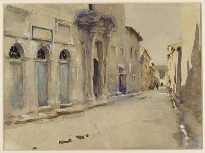 Eine Straße in Spanien von John Singer Sargent