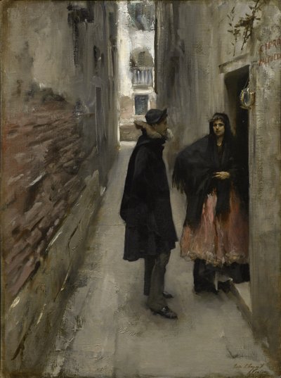 Eine Straße in Venedig von John Singer Sargent