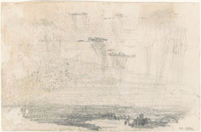 Wolken [verso] von John Singer Sargent
