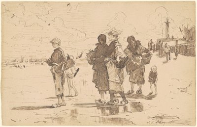 Auf dem Weg zum Fischen von John Singer Sargent