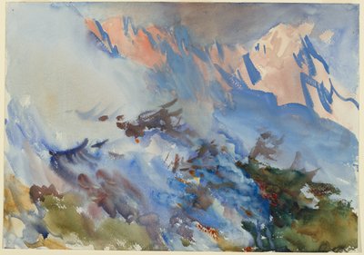 Bergfeuer, ca. 1906-1907 von John Singer Sargent
