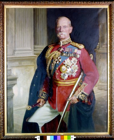 Porträt von General Sir Frederick Sleigh Roberts (1832-1914). Gemälde von John Singer Sargent (1906) London National Portrait Gallery von John Singer Sargent