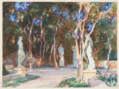 Schattige Pfade, Vizcaya von John Singer Sargent