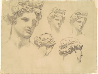 Studien für "Apollo und die Musen" von John Singer Sargent