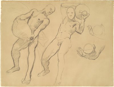 Studien von Notus für Die Winde von John Singer Sargent