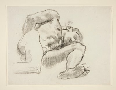 Studie für Prometheus, Rondell, Rotunde, Museum of Fine Arts Boston von John Singer Sargent