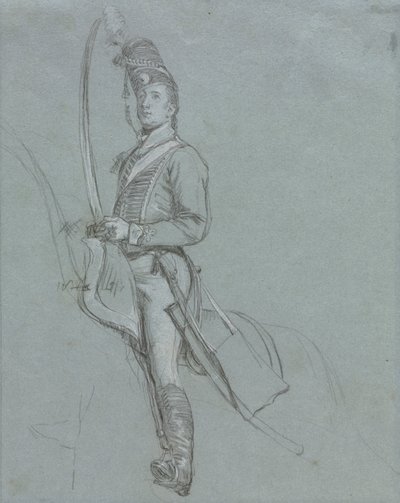 Ein Husarenoffizier zu Pferd von John Singleton Copley
