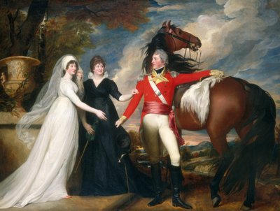 Oberst William Fitch und seine Schwestern Sarah und Ann Fitch, 1800-1801 von John Singleton Copley