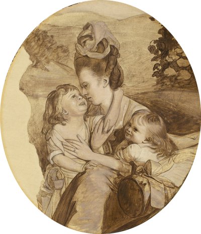 Skizze für Die Familie Copley, 1776 von John Singleton Copley