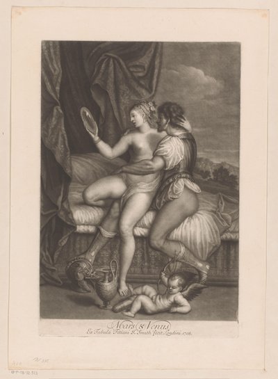 Mars und Venus im Bett von John Smith