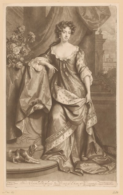 Porträt von Anna von Dänemark von John Smith