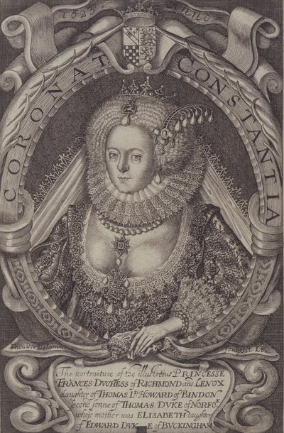Frances, Herzogin von Richmond (1578-1639) aus Generall Historie of Virginia, 1624 von John Smith 2
