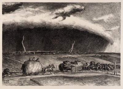Der Liniensturm von John Steuart Curry