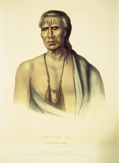 Porträt von Lap-pa-win-soe, 1837 von John T. Bowen