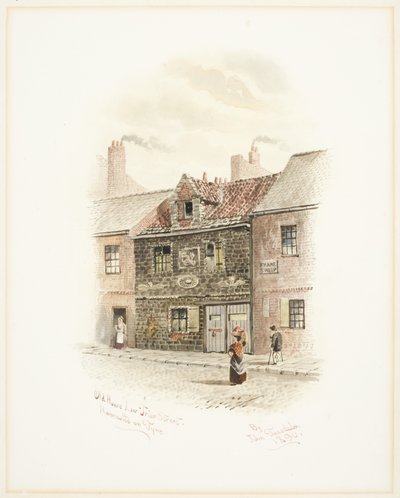 Altes Haus Low Friar Street, Newcastle upon Tyne von John Teasdale
