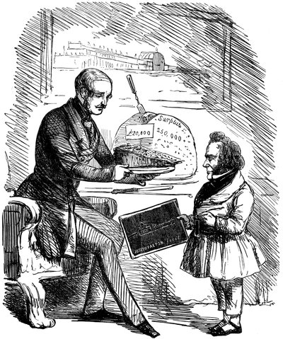 Albert, Prinzgemahl von Königin Victoria, und Joseph Paxton von John Tenniel