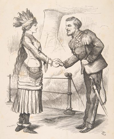 Die besten Freunde müssen sich trennen, Punch, 28. September 1878 von John Tenniel
