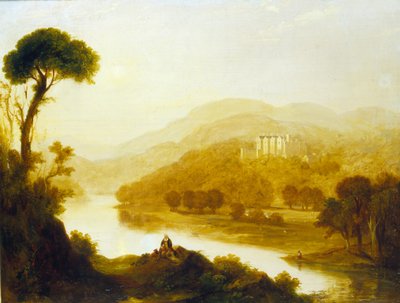 Abbotsford, das Zuhause von Sir Walter Scott, 1828 von John Thomson