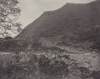 Ansicht der Großen Mauer, China, ca. 1871 von John Thomson