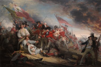Die Schlacht von Bunker Hill, 17. Juni 1775 von John Trumbull