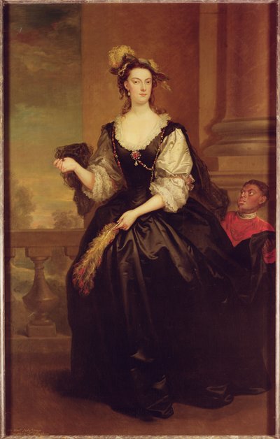Porträt von Anne Howard, Lady Yonge von John Vanderbanck