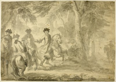 Reiter im Park von John Vanderbank