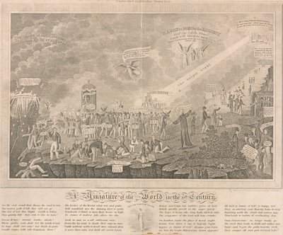 Eine Miniatur der Welt im 19. Jahrhundert von John Warner Barber