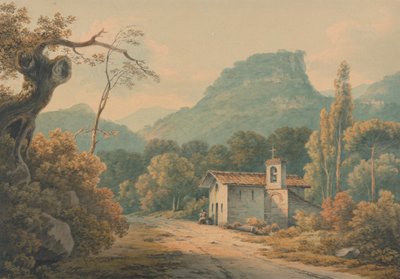 Die Einsiedelei in Frascati von John Warwick Smith