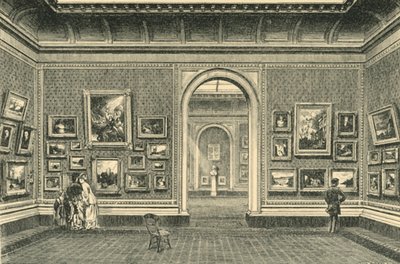 Die Sheepshanks-Galerie, South Kensington Museum, 1860er Jahre von John Watkins