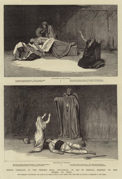 Indische Tableaux in der Prince