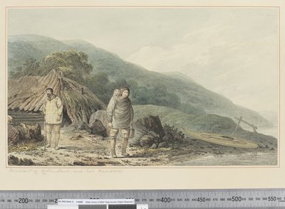 F.33 Einwohner von Norton Sound und ihre Behausungen, ca. 1773-84 von John Webber