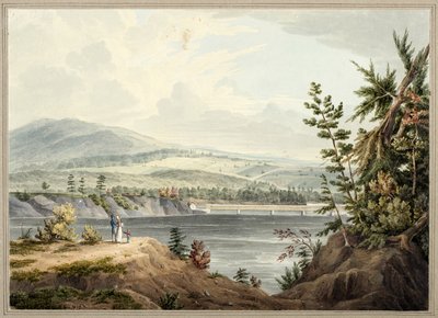 Hudson River Brücke in der Nähe von Waterford, New York, 1832 von John William Hill